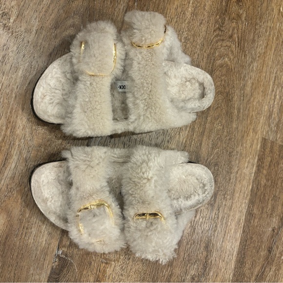 Birkenstock Arizona Big Buckle Shearling 38/7 US - Picture 3 of 4